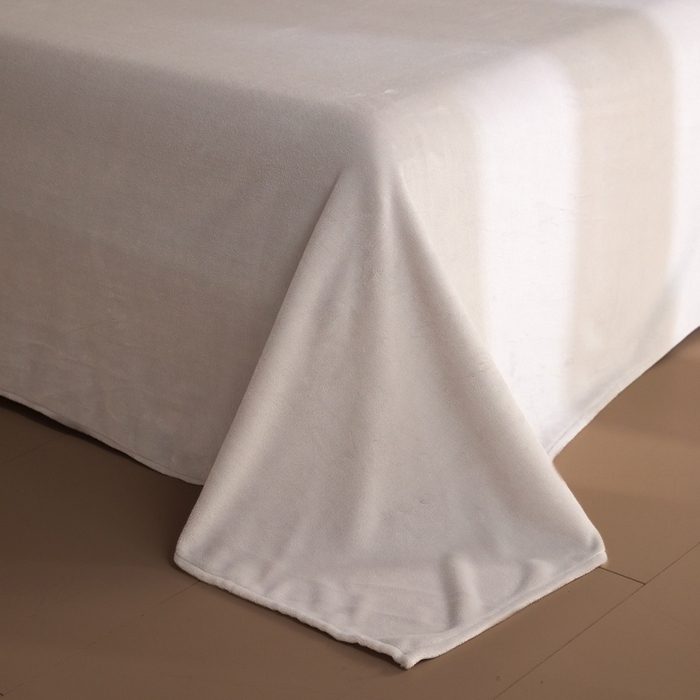 91家纺网 家纺一手货源 找家纺 麦田家纺 2025新款A类高克重纯色牛奶绒四件套 蓝灰