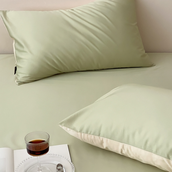 91家纺网 家纺一手货源 找家纺 （总）云栖家居 2025新款全棉纯色长绒棉纯棉单品系列枕套单件枕套单品-单枕套