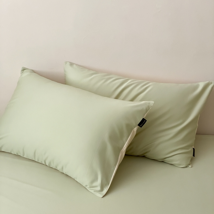 91家纺网 家纺一手货源 找家纺 （总）云栖家居 2025新款全棉纯色长绒棉纯棉单品系列枕套单件枕套单品-单枕套