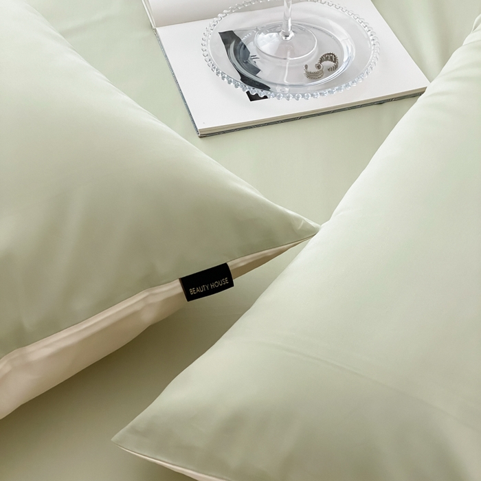 91家纺网 家纺一手货源 找家纺 （总）云栖家居 2025新款全棉纯色长绒棉纯棉单品系列枕套单件枕套单品-单枕套