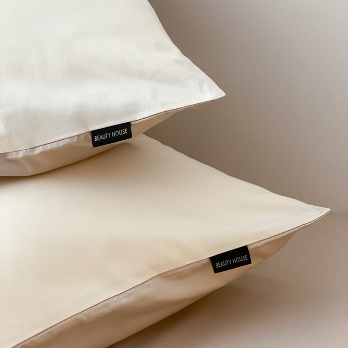 91家纺网 家纺一手货源 找家纺 云栖家居 2025新款全棉纯色长绒棉纯棉单品系列枕套单件枕套单品-单枕套 米粒碎&极简米