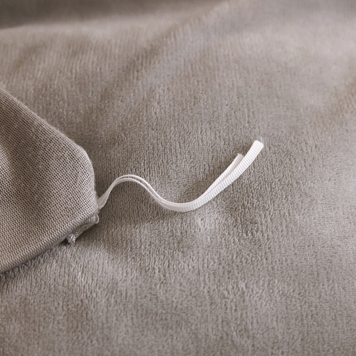 91家纺网 家纺一手货源 找家纺 麦田家纺 2025新款A类高克重纯色牛奶绒四件套 鸭蛋灰