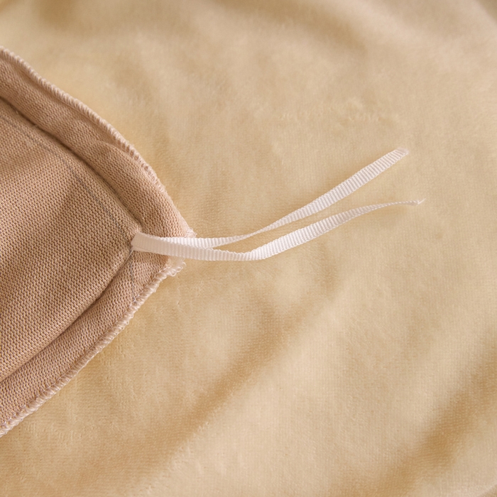 91家纺网 家纺一手货源 找家纺 麦田家纺 2025新款A类高克重纯色牛奶绒四件套 奶白咖