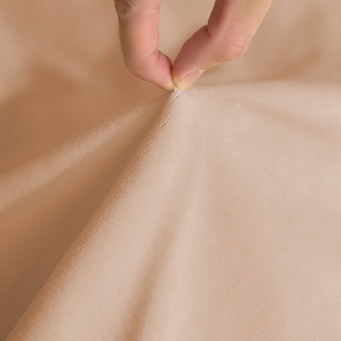 91家纺网 家纺一手货源 找家纺 麦田家纺 2025新款A类高克重纯色牛奶绒四件套 奶咖