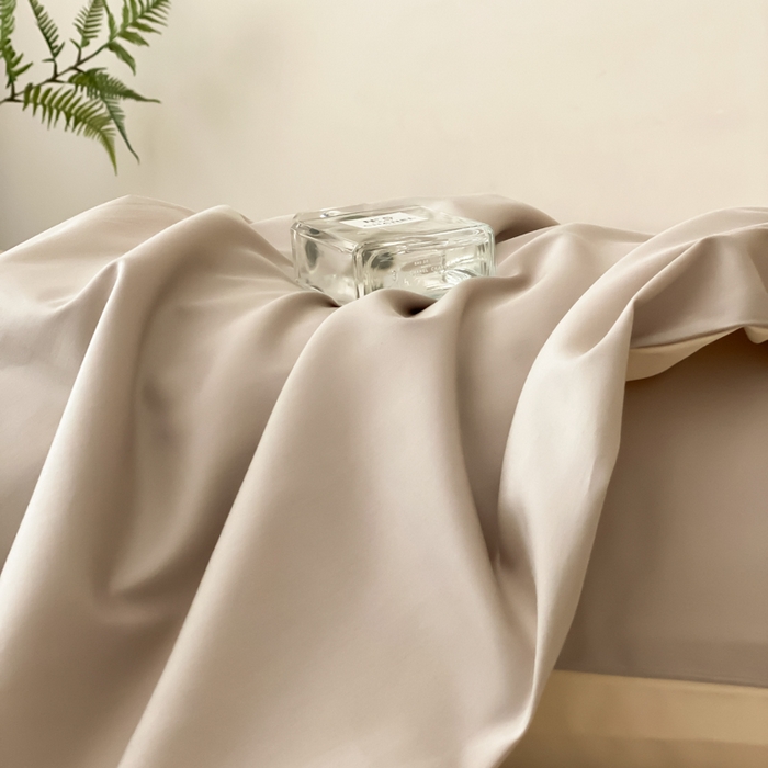 91家纺网 家纺一手货源 找家纺 云栖家居 2025新款全棉纯色长绒棉纯棉单品系列枕套单件枕套单品-单枕套 锡器灰&米粒碎