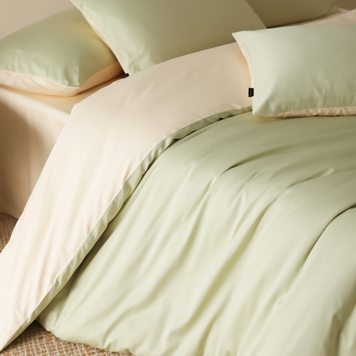 91家纺网 家纺一手货源 找家纺 （总）云栖家居 2025新款全棉纯色长绒棉纯棉单品系列被套单件被套单品-单被套
