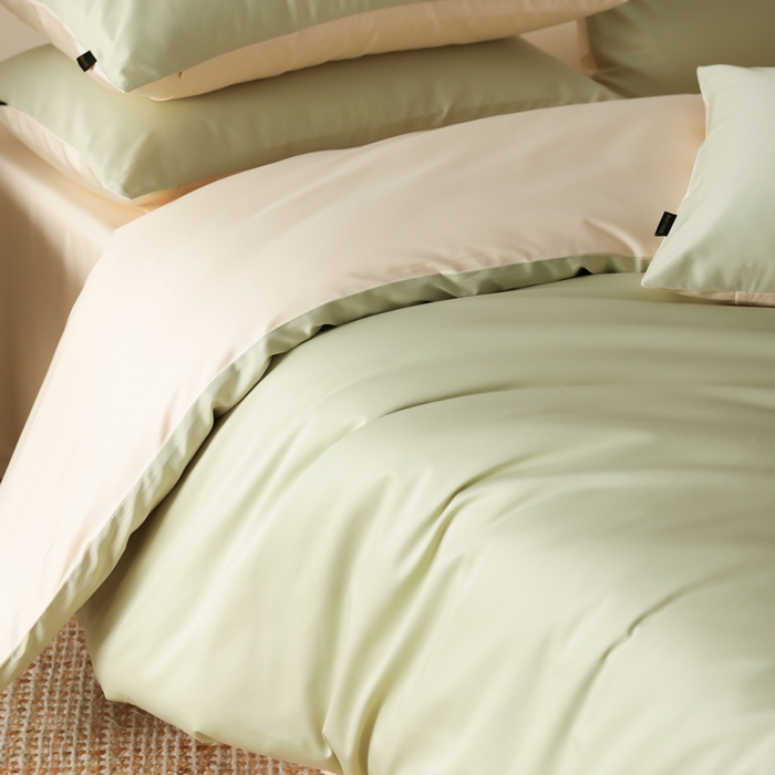 91家纺网 家纺一手货源 找家纺 （总）云栖家居 2025新款全棉纯色长绒棉纯棉单品系列被套单件被套单品-单被套