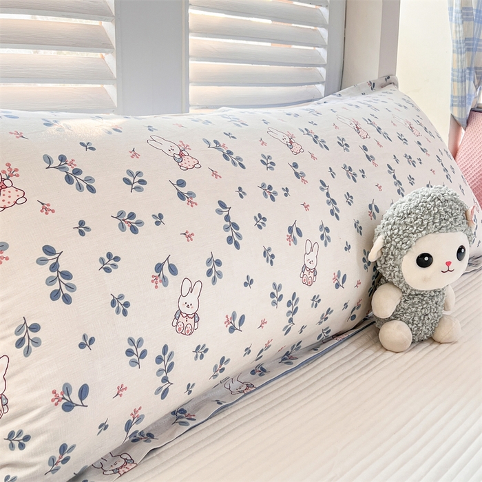 91家纺网 家纺一手货源 找家纺 麦田家纺 2025新款全棉印花12868长枕 云海茫茫