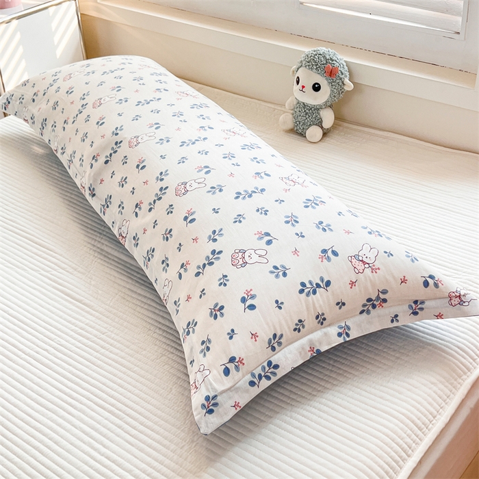 91家纺网 家纺一手货源 找家纺 麦田家纺 2025新款全棉印花12868长枕 云海茫茫