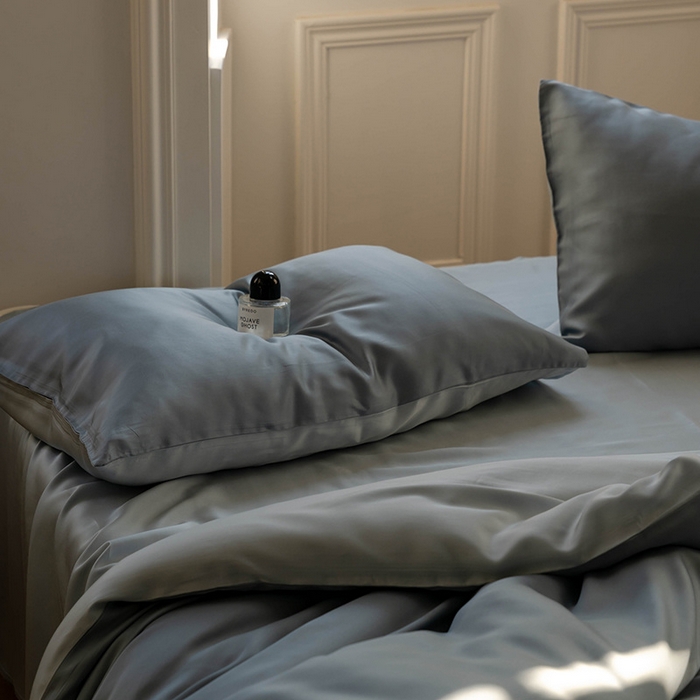 91家纺网 家纺一手货源 找家纺 （总）麦田家纺 2025新款A类60S纯色兰精天丝四件套