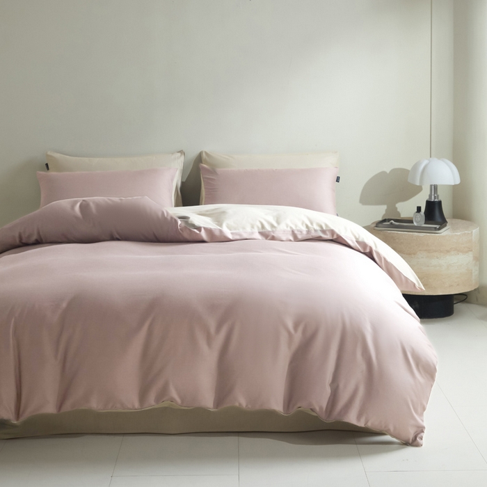 91家纺网 家纺一手货源 找家纺 （总）麦田家纺 2025新款A类全棉13372纯色四件套