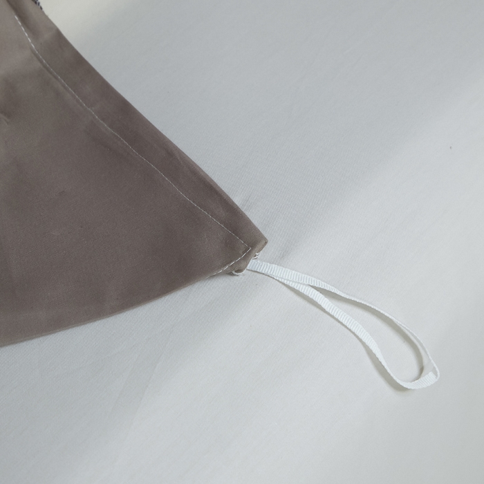 91家纺网 家纺一手货源 找家纺 麦田家纺 2025新款A类全棉13372纯色四件套 浅灰深咖