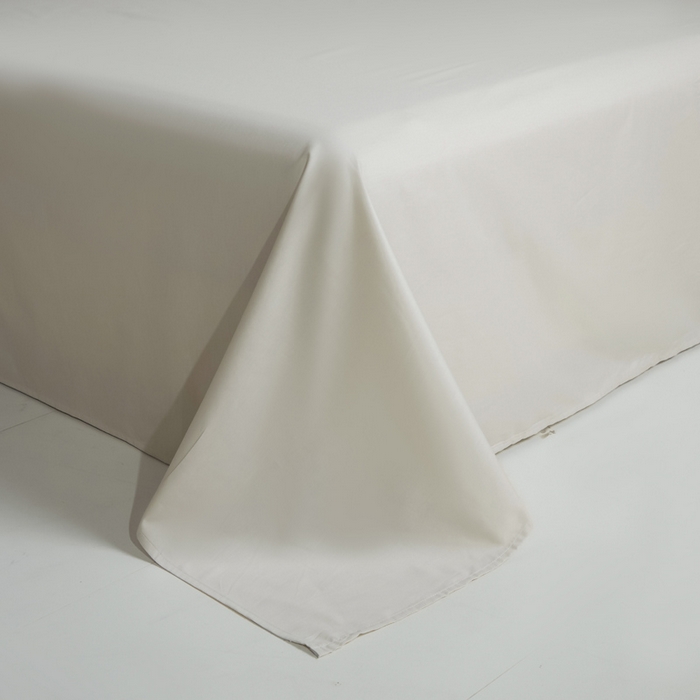 91家纺网 家纺一手货源 找家纺 麦田家纺 2025新款A类全棉13372纯色四件套 奶昔白芋泥紫