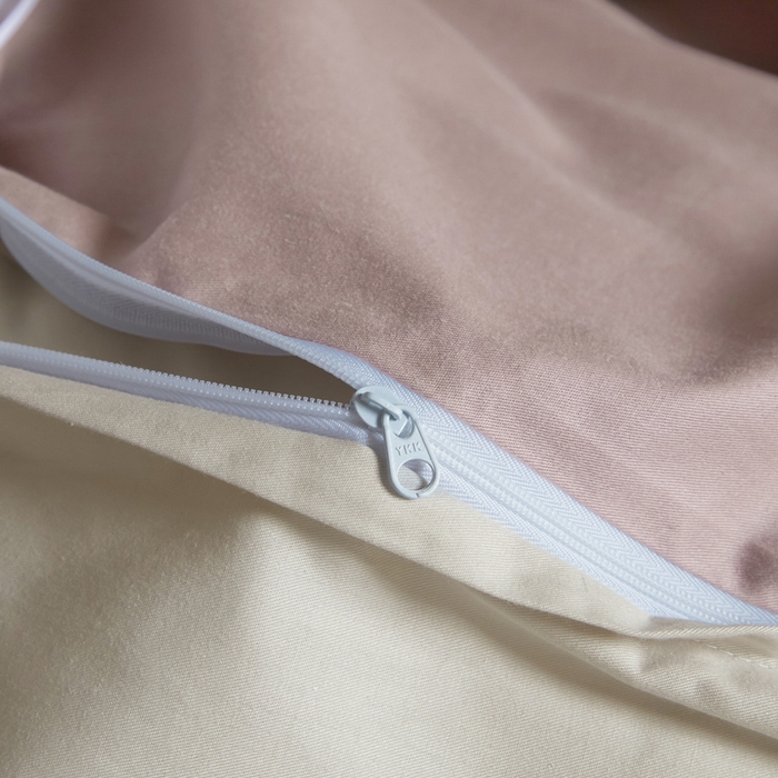 91家纺网 家纺一手货源 找家纺 麦田家纺 2025新款A类全棉13372纯色四件套 裸粉奶昔白