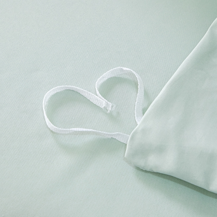 91家纺网 家纺一手货源 找家纺 麦田家纺 2025新款A类冰丝天丝玉锦缎印花四件套 华尔兹-烟青