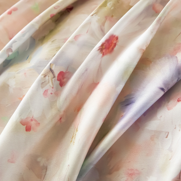 91家纺网 家纺一手货源 找家纺 麦田家纺 2025新款A类冰丝天丝玉锦缎印花四件套 千与千寻-玉