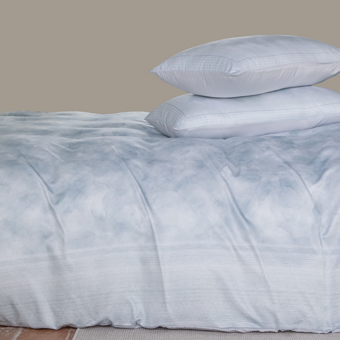 91家纺网 家纺一手货源 找家纺 麦田家纺 2025新款A类冰丝天丝玉锦缎印花四件套 华尔兹-烟灰