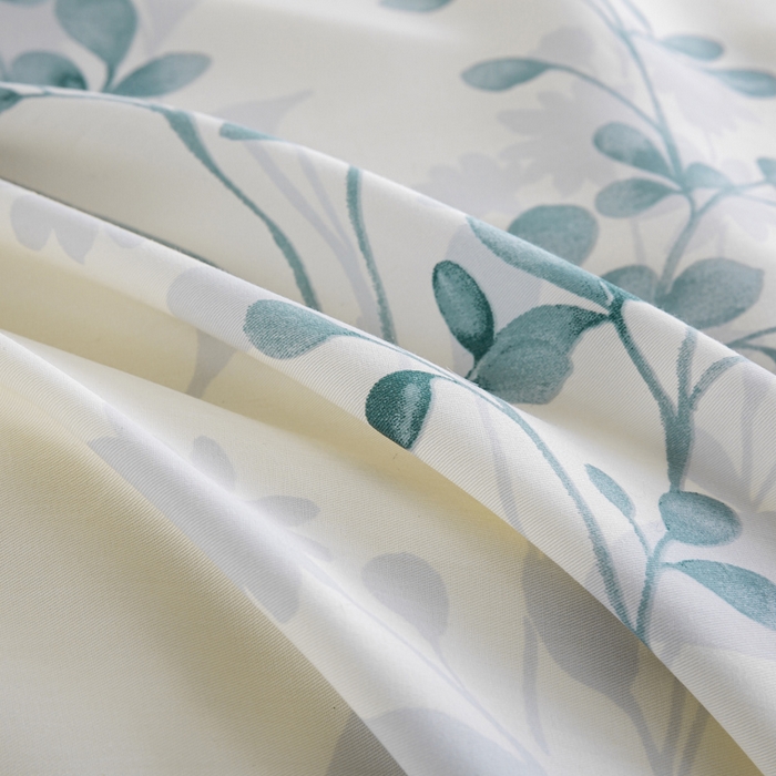 91家纺网 家纺一手货源 找家纺 麦田家纺 2025新款50S莱赛尔天丝印花四件套 娇花弄影