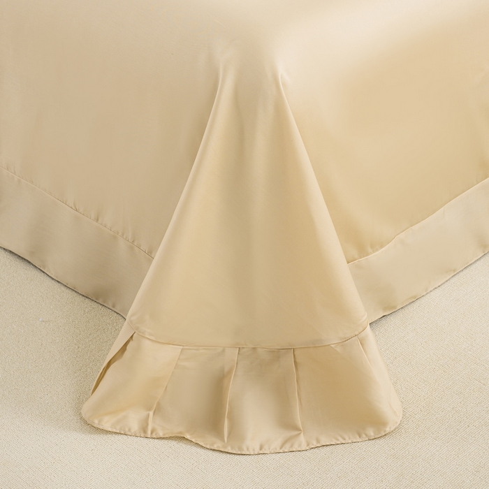 91家纺网 家纺一手货源 找家纺 麦田家纺 2025新款50S莱赛尔天丝印花四件套 烟雨江南