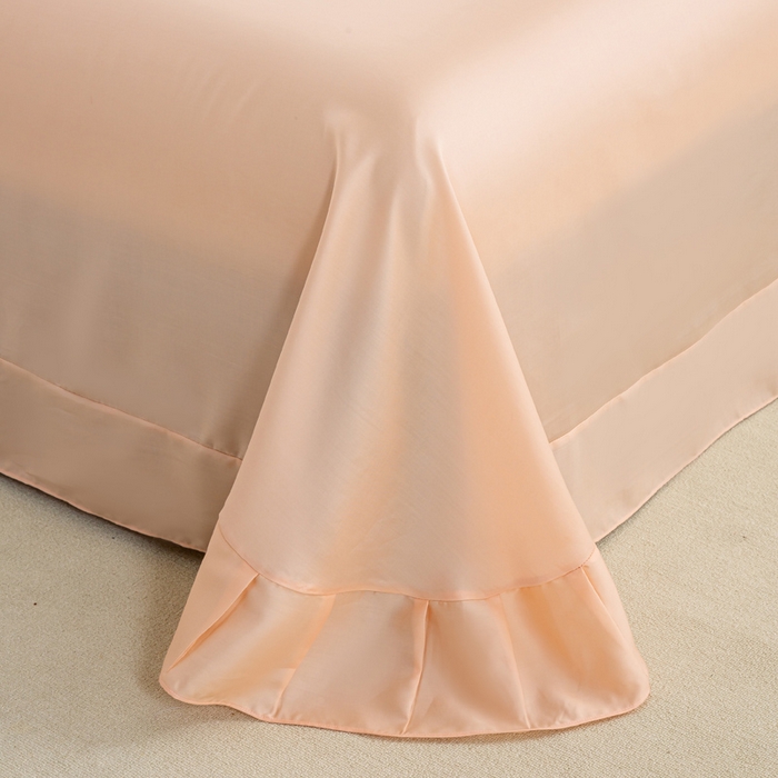 91家纺网 家纺一手货源 找家纺 麦田家纺 2025新款50S莱赛尔天丝印花四件套 绮梦-玉