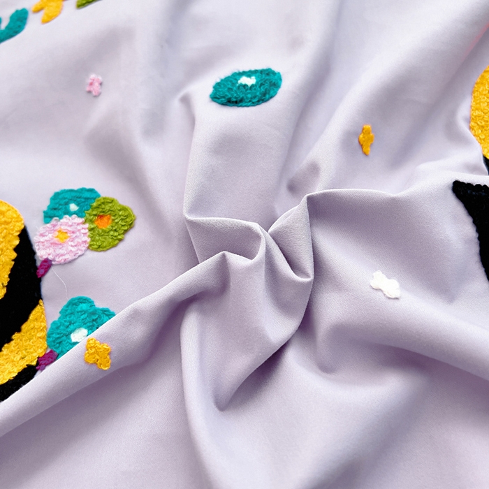 91家纺网 家纺一手货源 找家纺 梵赫2025新款全棉A类5050磨毛卡通毛巾绣婴童套件幼儿园三件套 小蜜蜂