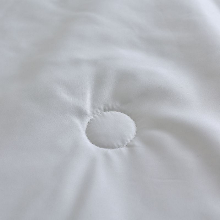 91家纺网 家纺一手货源 找家纺 麦田家纺 2025新款双拼麻绳水洗真丝冰丝夏被 贵族白+绿