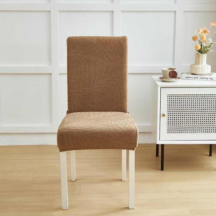 飞翔家纺 2023新款防泼水大树叶椅套 卡其色