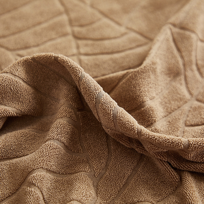 91家纺网 家纺一手货源 找家纺 飞翔家纺 2023新款防泼水大树叶椅套 卡其色