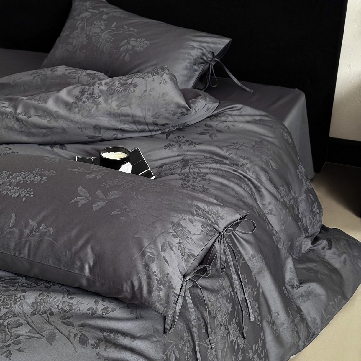 91家纺网 家纺一手货源 找家纺 （总）鹿班家居 2025新款秋冬款100S长绒棉精美提花系列四件套-春和景明（标准会员-20元）