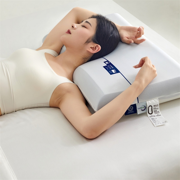 91家纺网 家纺一手货源 找家纺 （总）麦田家纺 2025新款零压力深睡眠慢回弹护颈记忆枕（配整套礼盒）