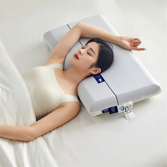 91家纺网 家纺一手货源 找家纺 麦田家纺 2025新款零压力深睡眠慢回弹护颈记忆枕（配整套礼盒） 零压力深睡眠慢回弹护颈记忆枕