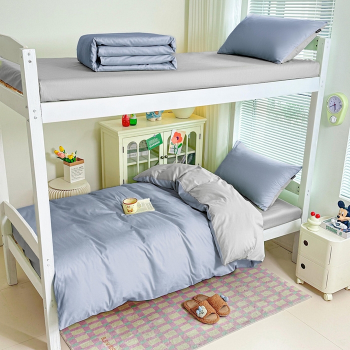 91家纺网 家纺一手货源 找家纺 （总）麦田家纺 2025新款A类全棉学生宿舍四件套