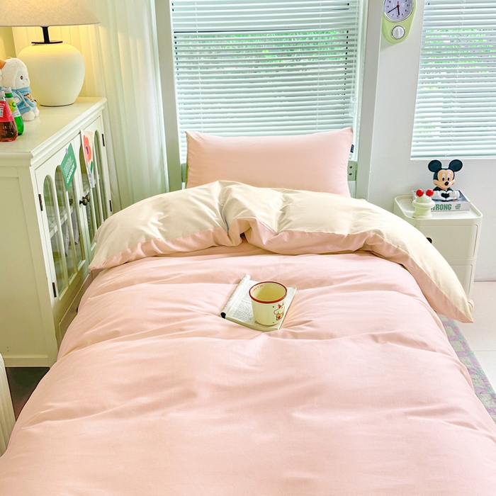 91家纺网 家纺一手货源 找家纺 （总）麦田家纺 2025新款A类全棉学生宿舍四件套