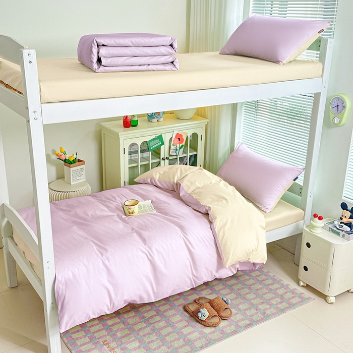 91家纺网 家纺一手货源 找家纺 （总）麦田家纺 2025新款A类全棉学生宿舍四件套