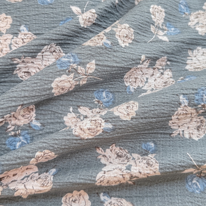 91家纺网 家纺一手货源 找家纺 麦田家纺 2025新款云感木棉皱皱双层纱长枕 小蓝町