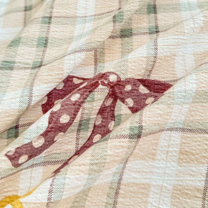 91家纺网 家纺一手货源 找家纺 麦田家纺 2025新款云感木棉皱皱双层纱长枕 甜心格