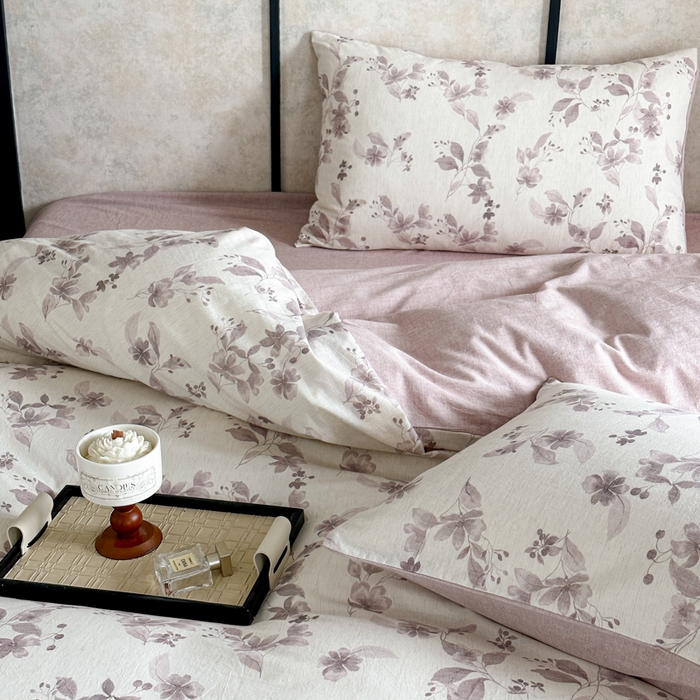 91家纺网 家纺一手货源 找家纺 （总）麦田家纺 2025新款A类棉麻四件套系列