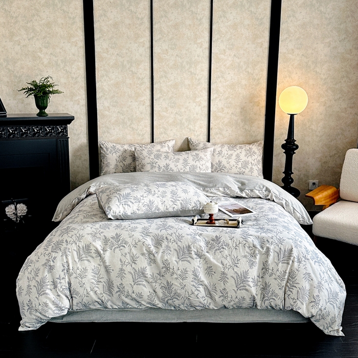 91家纺网 家纺一手货源 找家纺 （总）麦田家纺 2025新款A类棉麻四件套系列