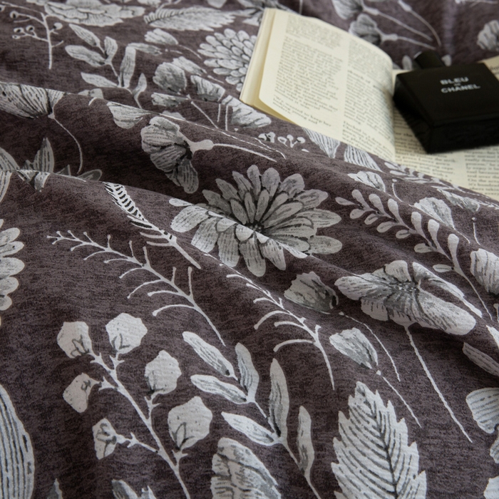 91家纺网 家纺一手货源 找家纺 （总）大境 2025秋冬新款加厚复古风多层纱轻磨毛四件套