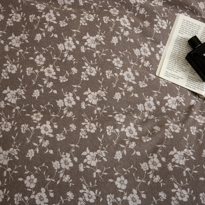 91家纺网 家纺一手货源 找家纺 大境 2025秋冬新款加厚复古风多层纱轻磨毛四件套 知否