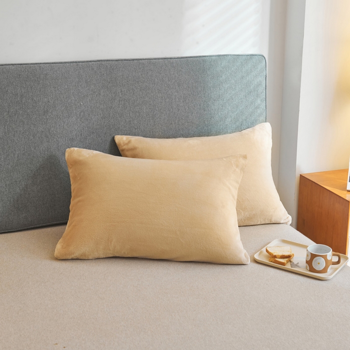 91家纺网 家纺一手货源 找家纺 宅部落 2025新款牛奶绒毛毯毯子300克云貂绒盖毯系列-纯色 驼色