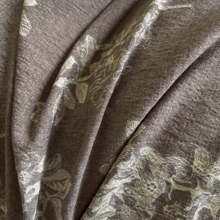 91家纺网 家纺一手货源 找家纺 春光里 2025新款高克重亚麻皱皱纱四件套 暮色