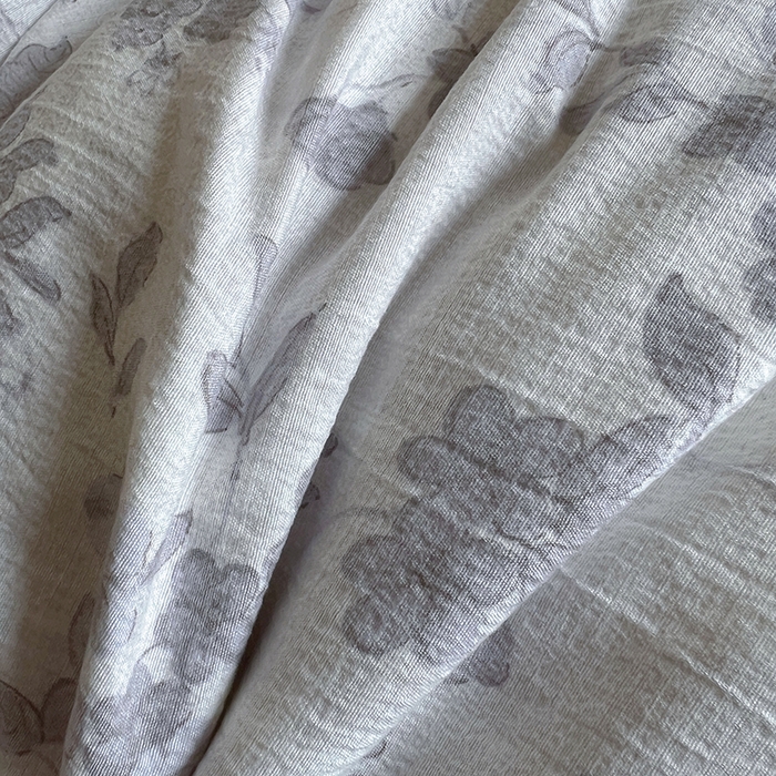91家纺网 家纺一手货源 找家纺 春光里 2025新款高克重亚麻皱皱纱四件套 破晓