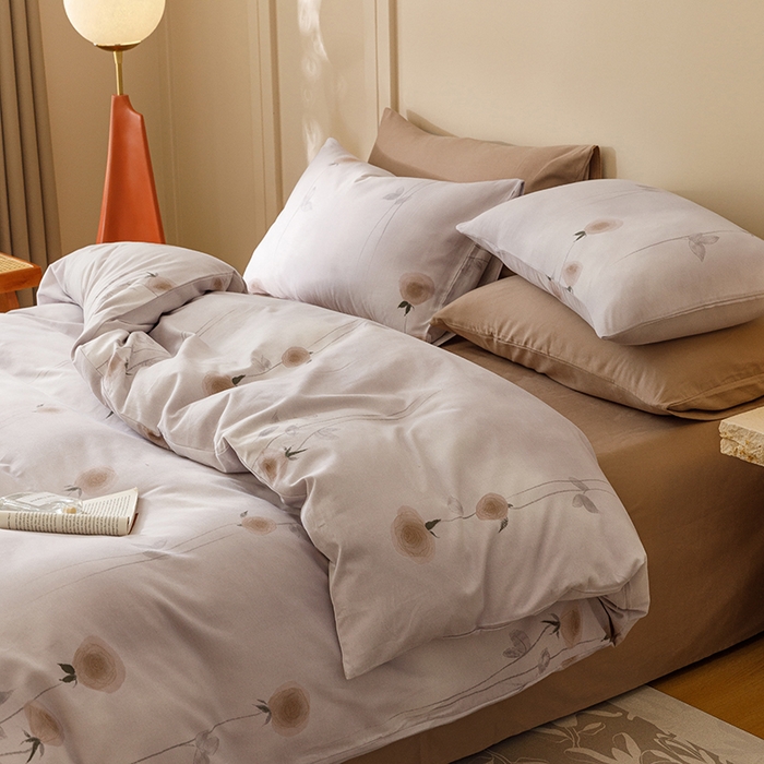 91家纺网 家纺一手货源 找家纺 （总）爱思佳 2025新款加厚全棉磨毛单品套件系列-四件套