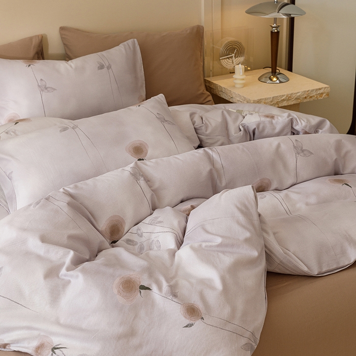 91家纺网 家纺一手货源 找家纺 （总）爱思佳 2025新款加厚全棉磨毛单品套件系列-四件套