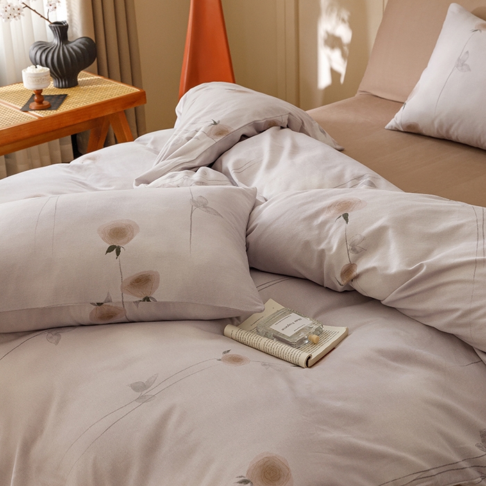 91家纺网 家纺一手货源 找家纺 （总）爱思佳 2025新款加厚全棉磨毛单品套件系列-四件套