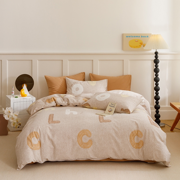 91家纺网 家纺一手货源 找家纺 （总）爱思佳 2025新款加厚全棉磨毛单品套件系列-四件套