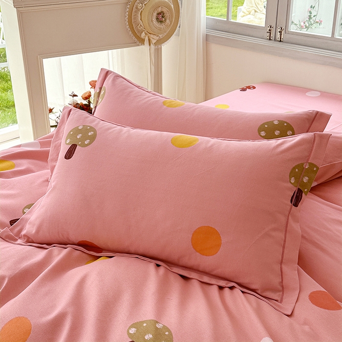 91家纺网 家纺一手货源 找家纺 家贝爱 2024新款纯棉加厚生态磨毛四件套泡泡菇