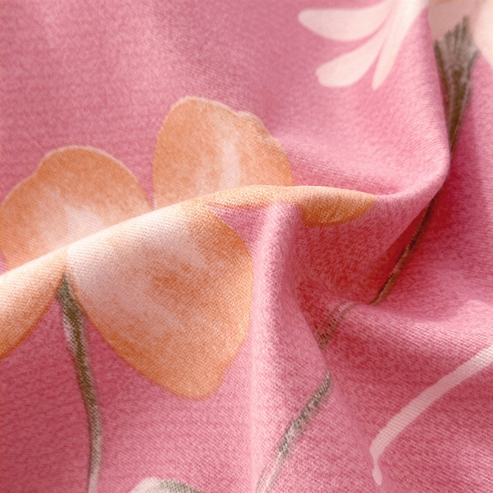 91家纺网 家纺一手货源 找家纺 家贝爱 2024新款纯棉加厚生态磨毛四件套洋洋花恋