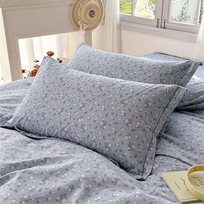 91家纺网 家纺一手货源 找家纺 家贝爱 2024新款纯棉加厚生态磨毛四件套伊兰